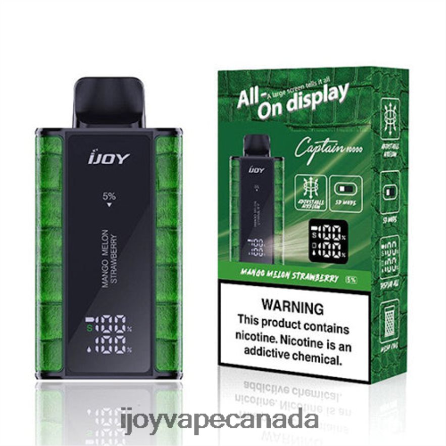 iJOY Vape Toronto - iJOY Bar Captain Disposable 6ZV28X91 Mango Melon Strawberry