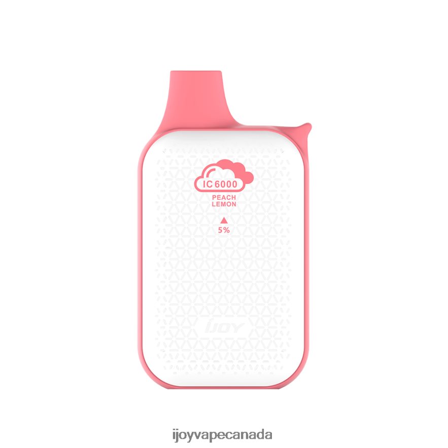 iJOY Vape Canada - iJOY Bar IC6000 Disposable 6ZV28X209 Peach Lemon