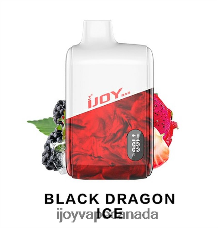 iJOY Vape Canada - iJOY Bar IC8000 Disposable 6ZV28X177 Black Dragon Ice