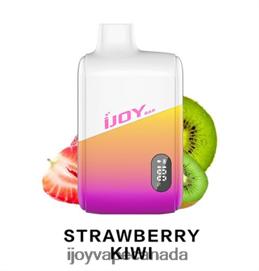 iJOY Vape Canada - iJOY Bar IC8000 Disposable 6ZV28X193 Strawberry Kiwi