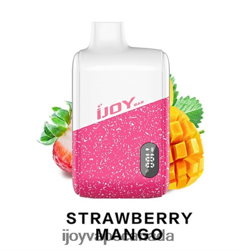 iJOY Vape Ottawa - iJOY Bar IC8000 Disposable 6ZV28X194 Strawberry Mango