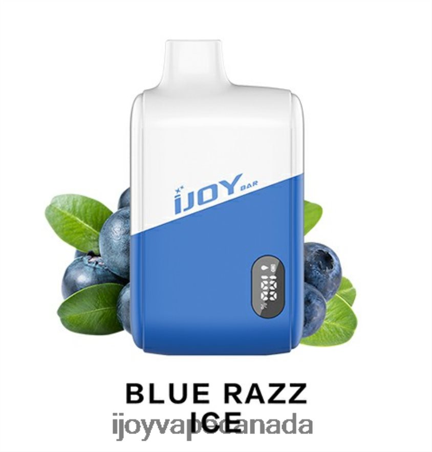 iJOY Vape Toronto - iJOY Bar IC8000 Disposable 6ZV28X179 Blue Razz Ice
