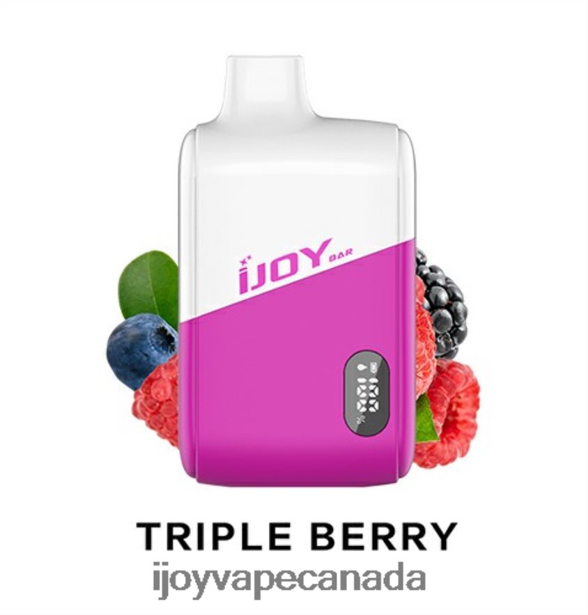 iJOY Vape Toronto - iJOY Bar IC8000 Disposable 6ZV28X195 Triple Berry Ice