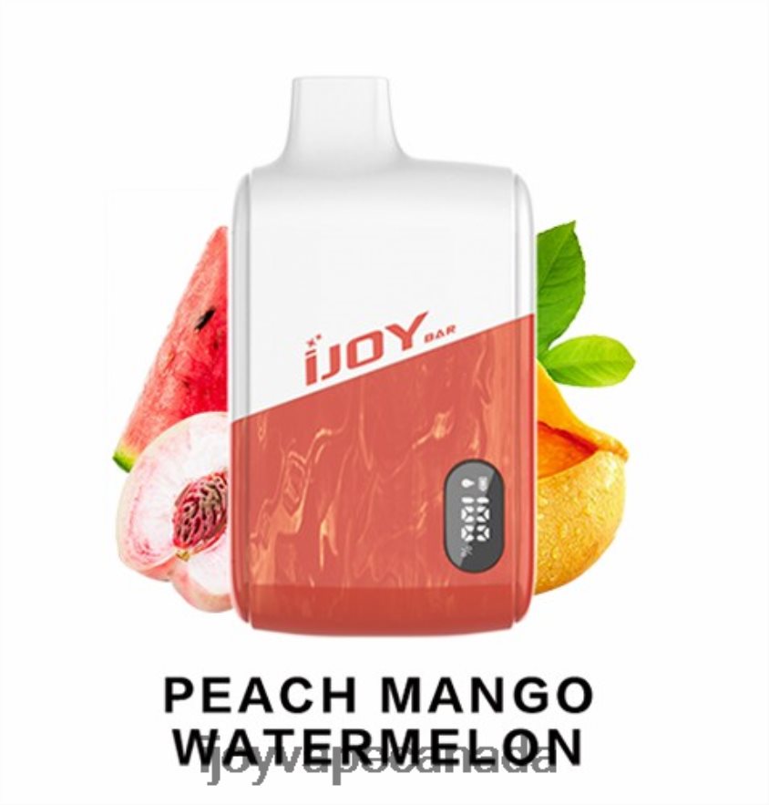 iJOY Vapes Online - iJOY Bar IC8000 Disposable 6ZV28X191 Peach Mango Watermelon