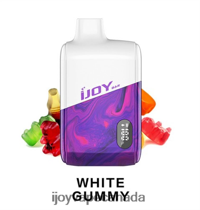 iJOY Vapes Online - iJOY Bar IC8000 Disposable 6ZV28X199 White Gummy