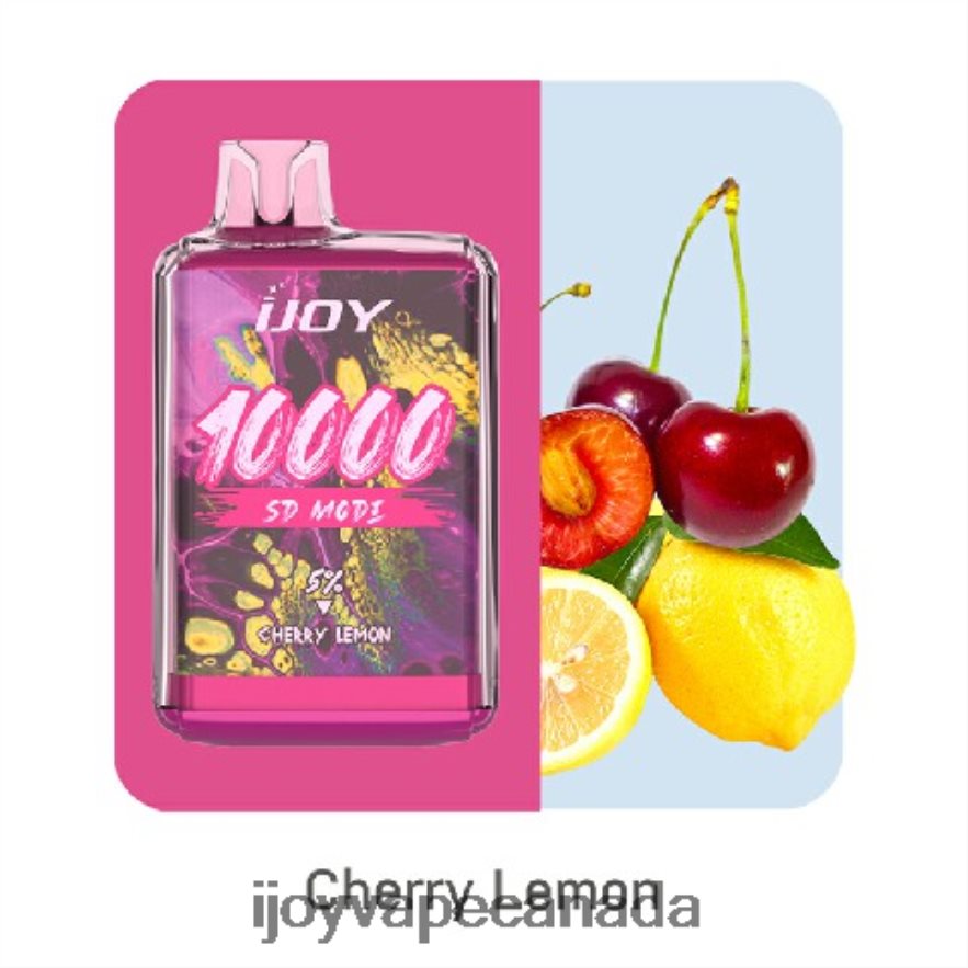 iJOY Cig Toronto - iJOY Bar SD10000 Disposable 6ZV28X164 Cherry Lemon
