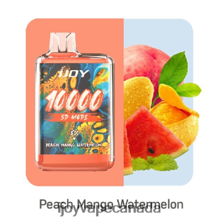 iJOY Vape Canada - iJOY Bar SD10000 Disposable 6ZV28X169 Peach Mango Watermelon