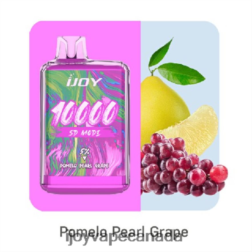 iJOY Vape Ottawa - iJOY Bar SD10000 Disposable 6ZV28X170 Pomelo Pearl Grape