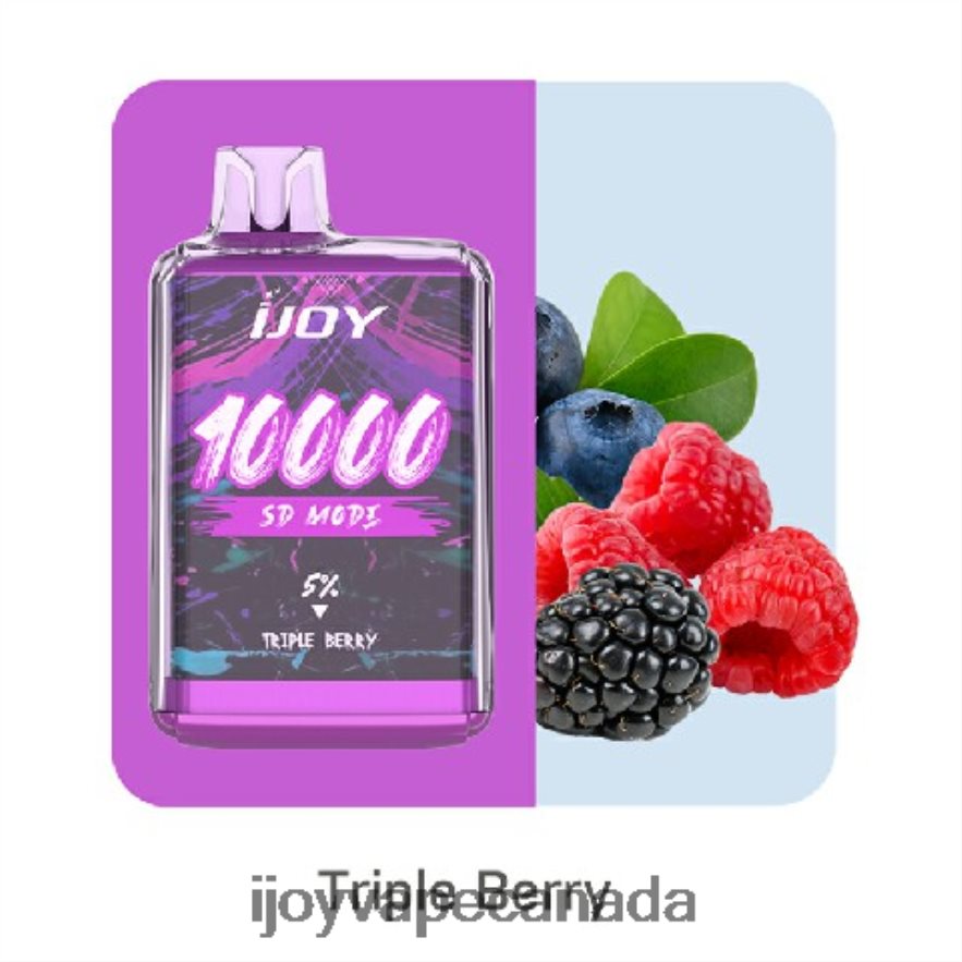 iJOY Vape Price - iJOY Bar SD10000 Disposable 6ZV28X173 Triple Berry