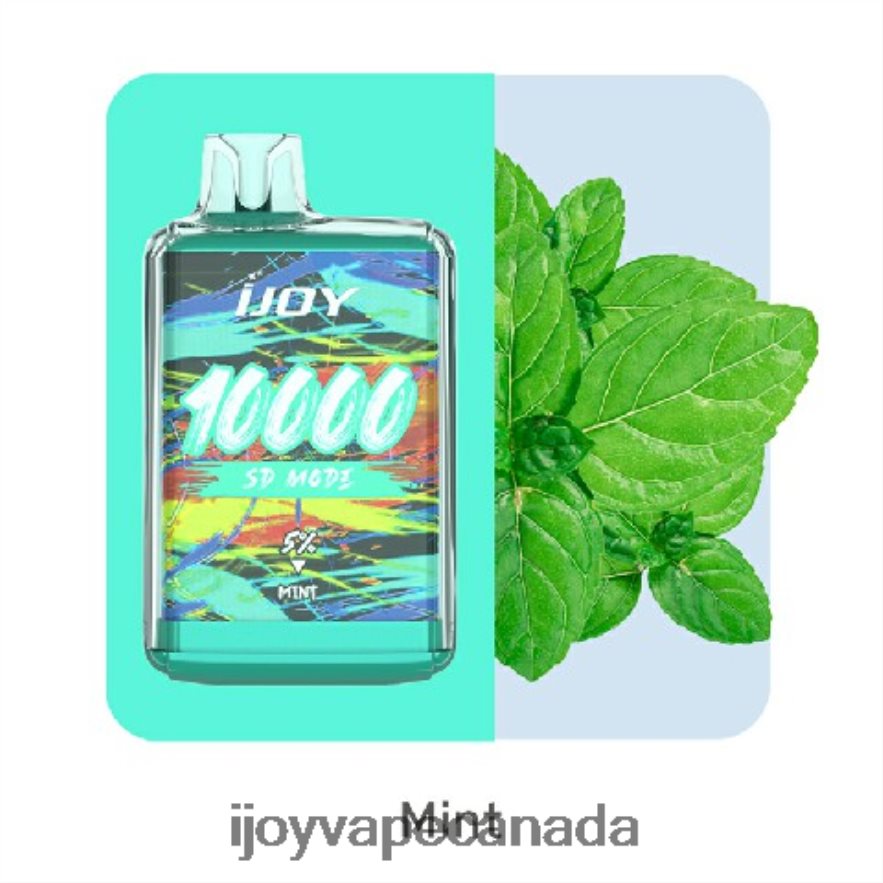 iJOY Vapes Online - iJOY Bar SD10000 Disposable 6ZV28X167 Mint