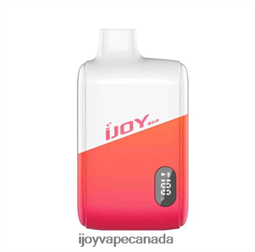 iJOY Vape Ottawa - iJOY Bar Smart Vape 8000 Puffs 6ZV28X18 Peach Lemon