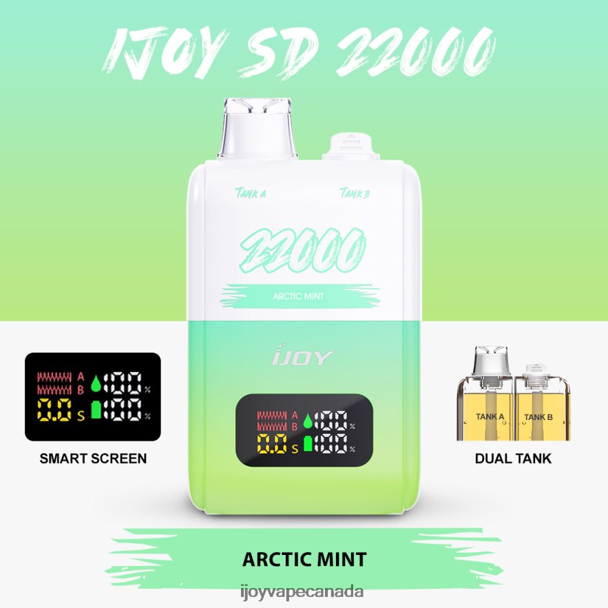 iJOY Vape Ottawa - iJOY SD 22000 Disposable 6ZV28X146 Arctic Mint