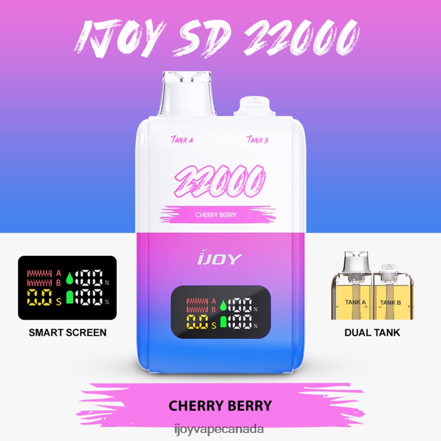 iJOY Vape Review - iJOY SD 22000 Disposable 6ZV28X150 Cherry Berry