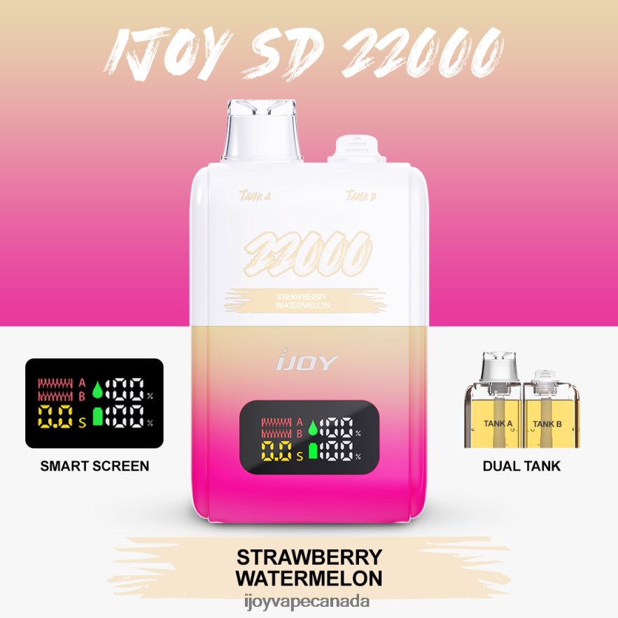 iJOY Vape Review - iJOY SD 22000 Disposable 6ZV28X158 Strawberry Watermelon